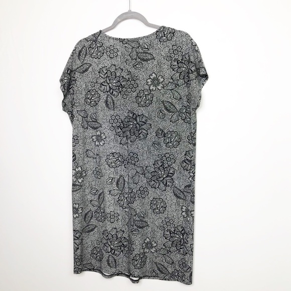𝅺J Jill Wearever  collection paisley print floral shift dress - Picture 6 of 9